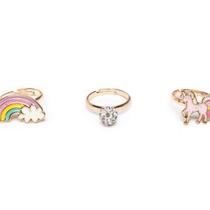 Ringen - Unicorn - set 3 st (Great Pretenders)