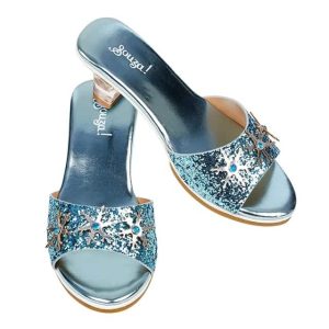 Slippers Ijskoningin + accessoires - met hakjes - blauw - Souza for Kids