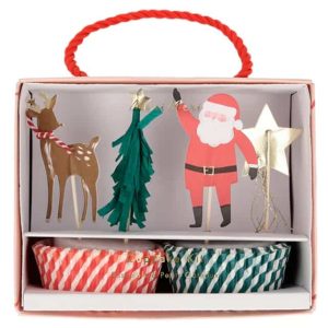 Cupcake set kerst - 24 stuks - Meri Meri