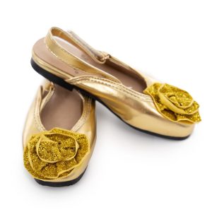 Uitverkoop - Gouden Schoenen - Little Adventures