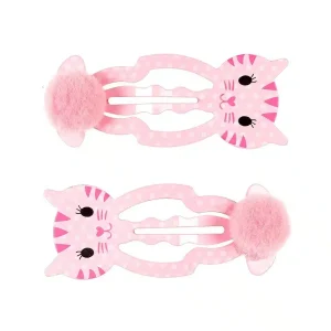 Haarclips - Minou - roze - 2 stuks