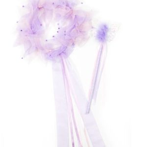 Feeën en prinsessen Halo en Toverstaf – stralenkrans – aureool – lila