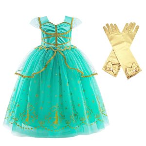 Jasmine jurk + handschoenen