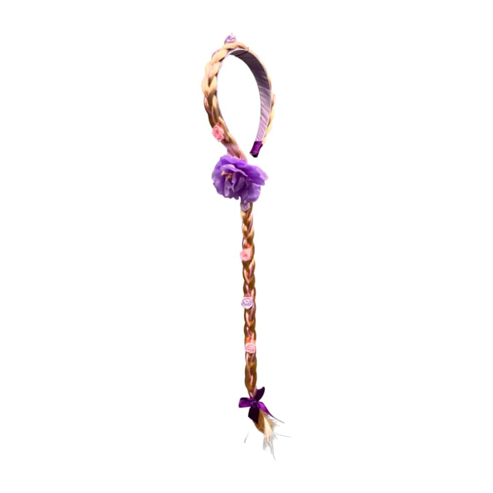 Rapunzel haarband paars