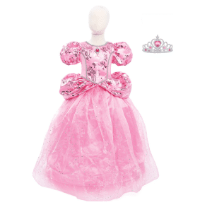 Great Pretenders roze prinsessenjurk + kroon