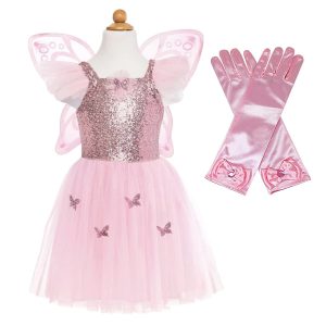 Great Pretenders vlinderjurk met vleugels - roze