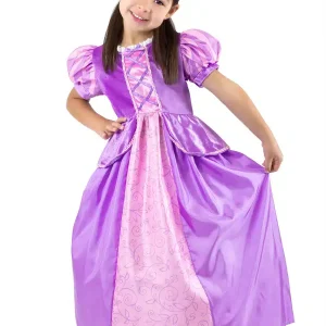 Rapunzel Prinsessenjurk paars - Little Adventures