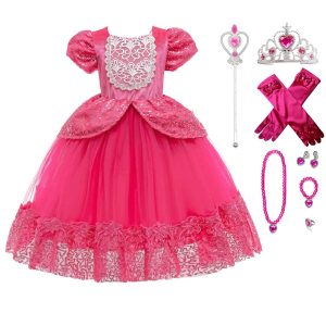 Doornroosje verkleedjurk + accessoires