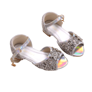 Prinsessenschoenen meisje "Livia" kroon & toverstaf – verkleedschoenen voor kinderen