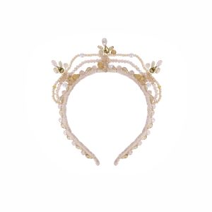 Boutique Blushing Crystals Beaded Tiara